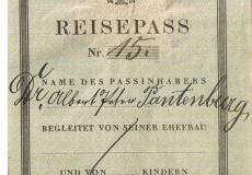 Ausweis 1929 Lingen Albert Pantenburg.