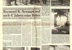 Zeitungsartikel über die Geschichte von Meyer und Newmark.